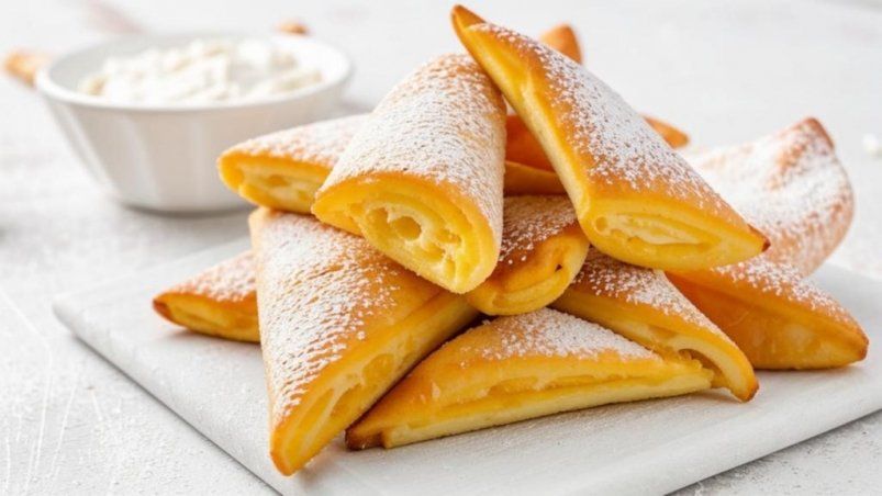 Простецкий десерт из лаваша, творога и банана — хрустят как чипсы, а вкус будто из кондитерской