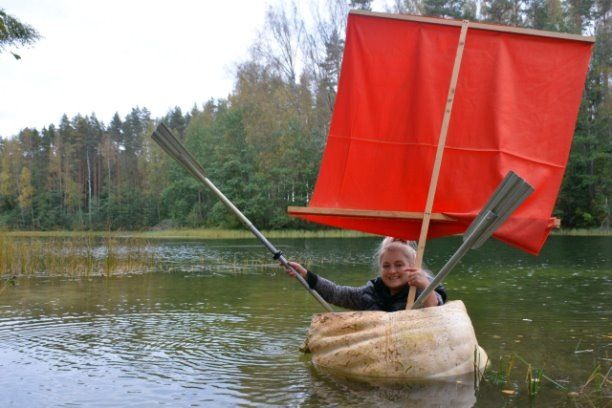 Путешествие на тыквенной лодке: как петербурженка осуществила мечту