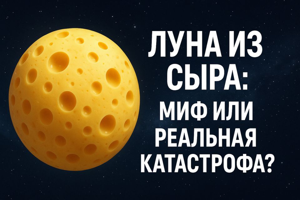 Луна из сыра: как это изменило бы жизнь на Земле