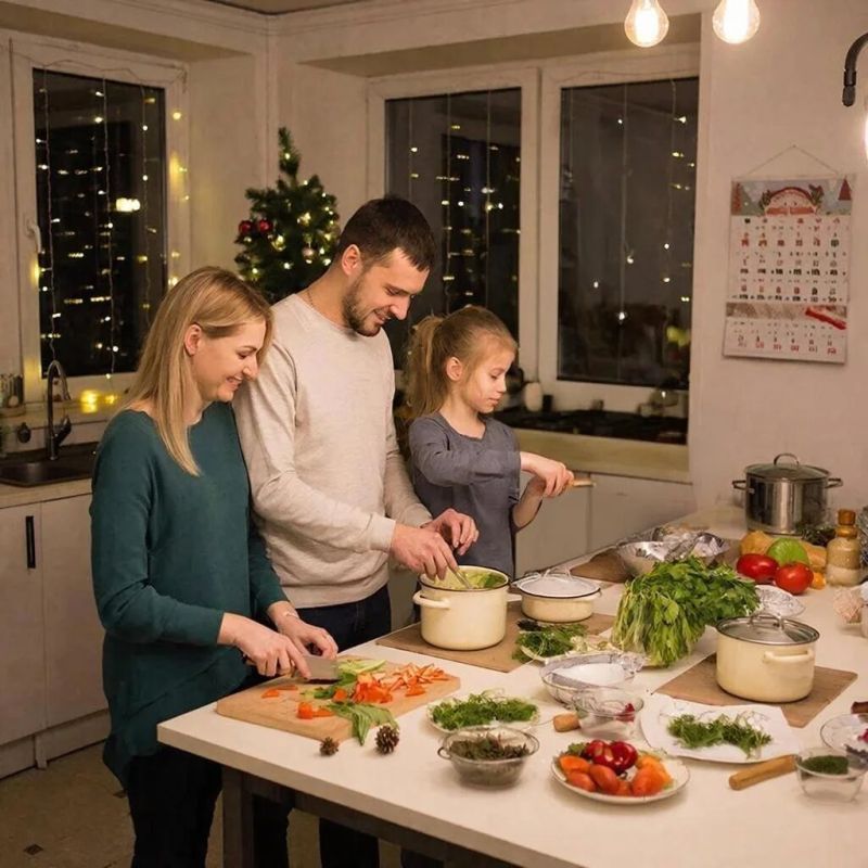 Как накрыть новогодний стол в 2026 году: идеи для угощений от Огненной Лошади