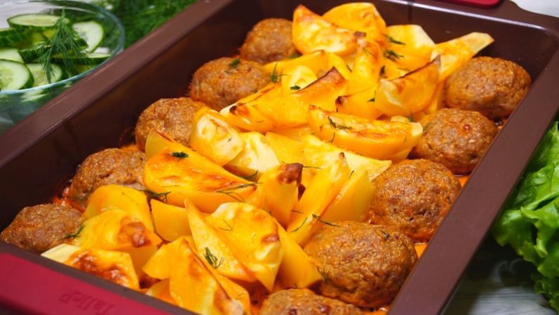 Простой и аппетитный ужин в одной посуде