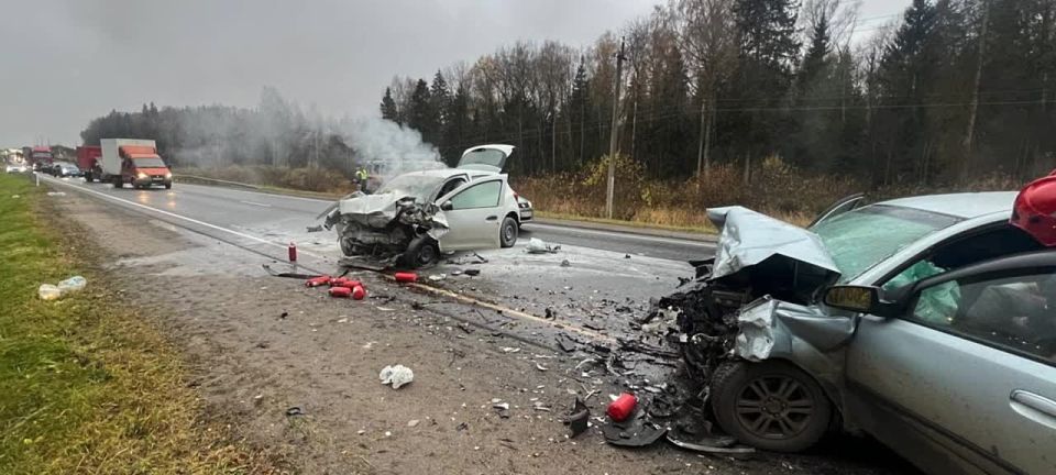 Госавтоинспекция региона устанавливает обстоятельства ДТП, произошедшего на 86 км федеральной автодороги Р-132 «Золотое кольцо»