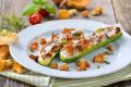 Запеченные цукини с лисичками и фетой