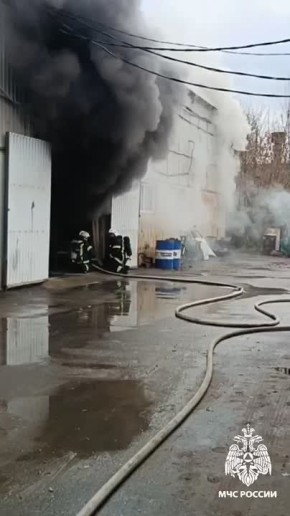 Кадры с места пожара