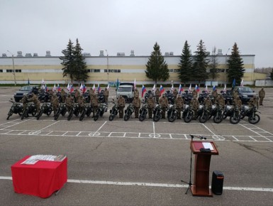 Новая партия техники для наших бойцов