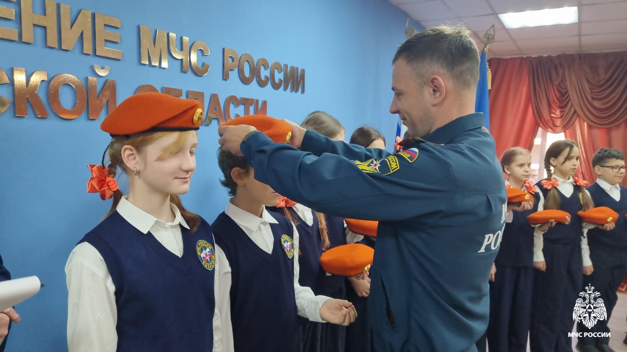 Большое пополнение в кадетских рядах пожарно-спасательного профиля Большое пополнение в кадетских рядах пожарно-спасательного профиля