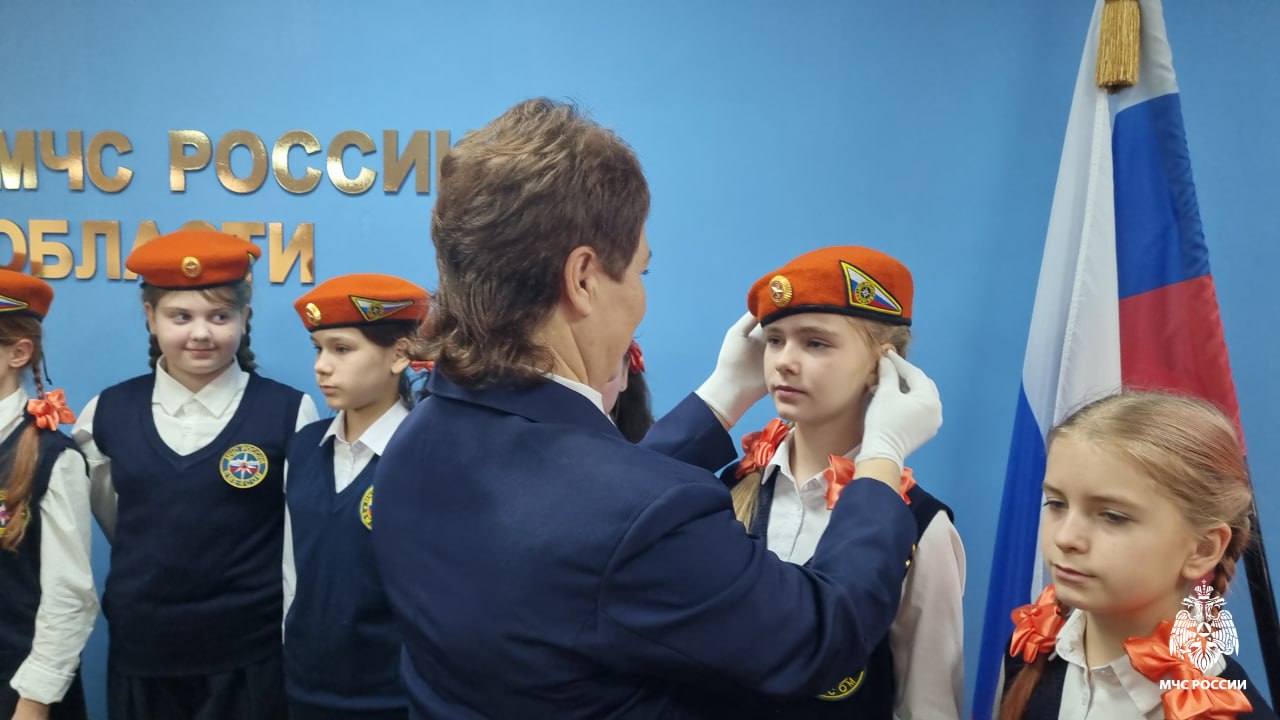 Большое пополнение в кадетских рядах пожарно-спасательного профиля Большое пополнение в кадетских рядах пожарно-спасательного профиля