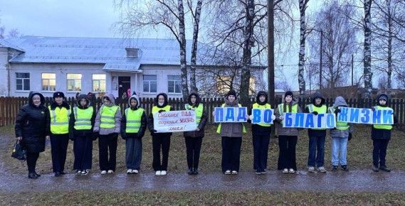В преддверии Всемирного дня памяти жертв ДТП чухломские автоинспекторы и ЮИДовцы напомнили водителям правила дорожной безопасности