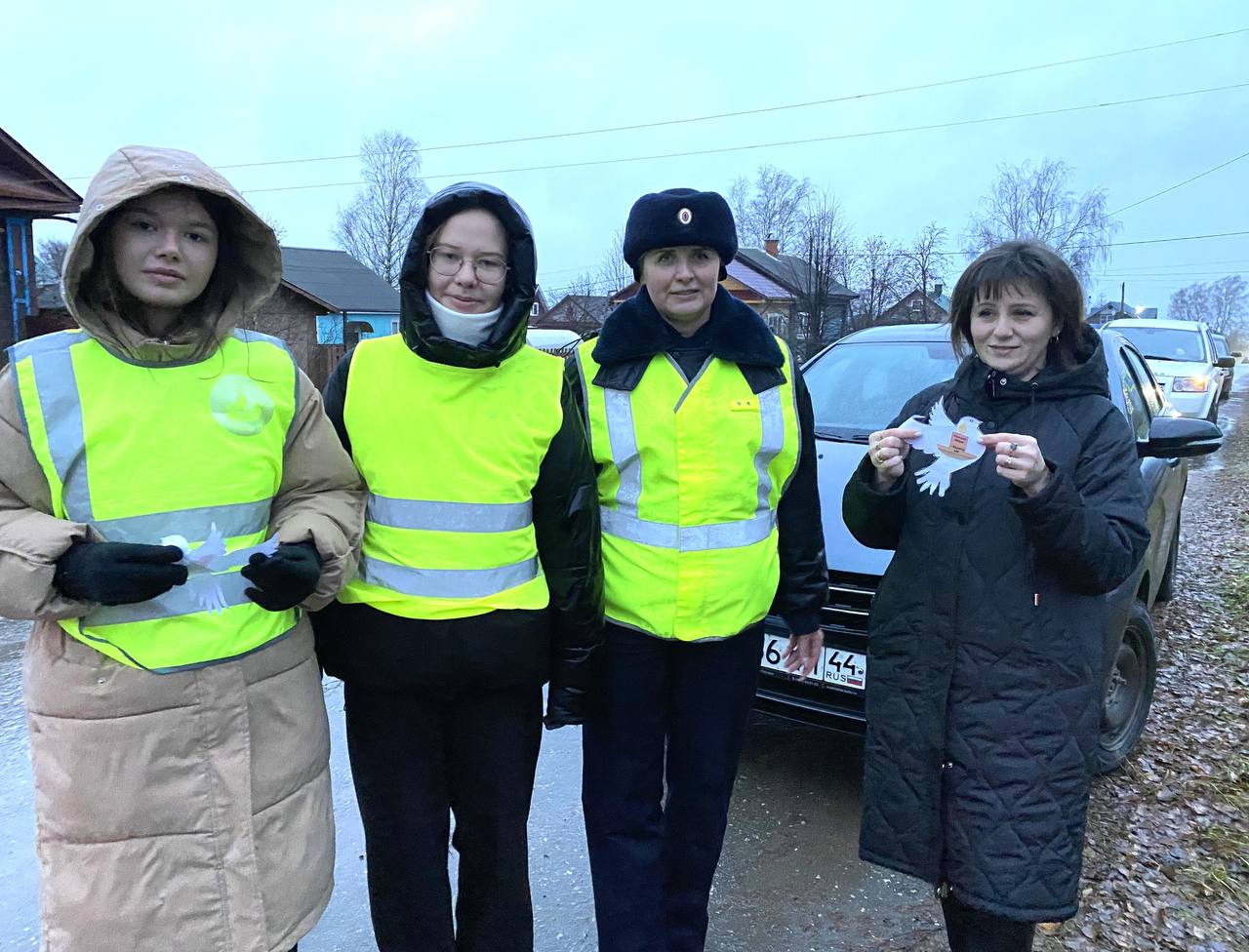 В преддверии Всемирного дня памяти жертв ДТП чухломские автоинспекторы и ЮИДовцы напомнили водителям правила дорожной безопасности В преддверии Всемирного дня памяти жертв ДТП чухломские автоинспекторы и ЮИДовцы напомнили водителям правила дорожной безопасности