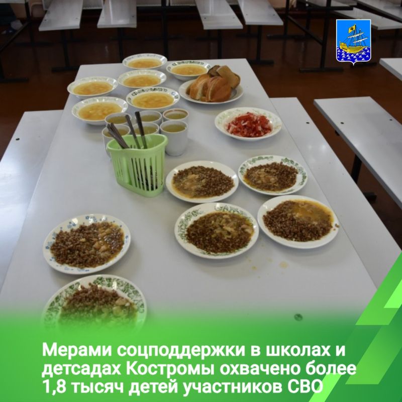 В Костроме более 1 870 учащихся школ и воспитанников детских садов охвачено мерами поддержки в рамках комплексной помощи семьям участников спецоперации