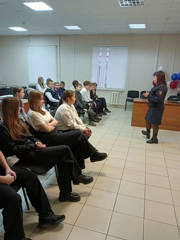 В районах Костромской области полицейские формируют основы законопослушного поведения у подрастающего поколения