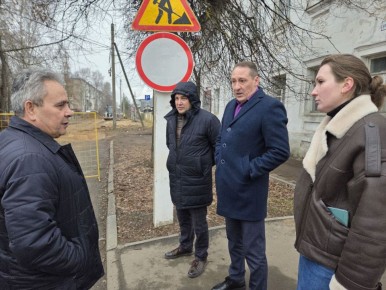 Алексей Смирнов: Завершаем работы по строительству сетей ливневой канализации на улице Юных Пионеров