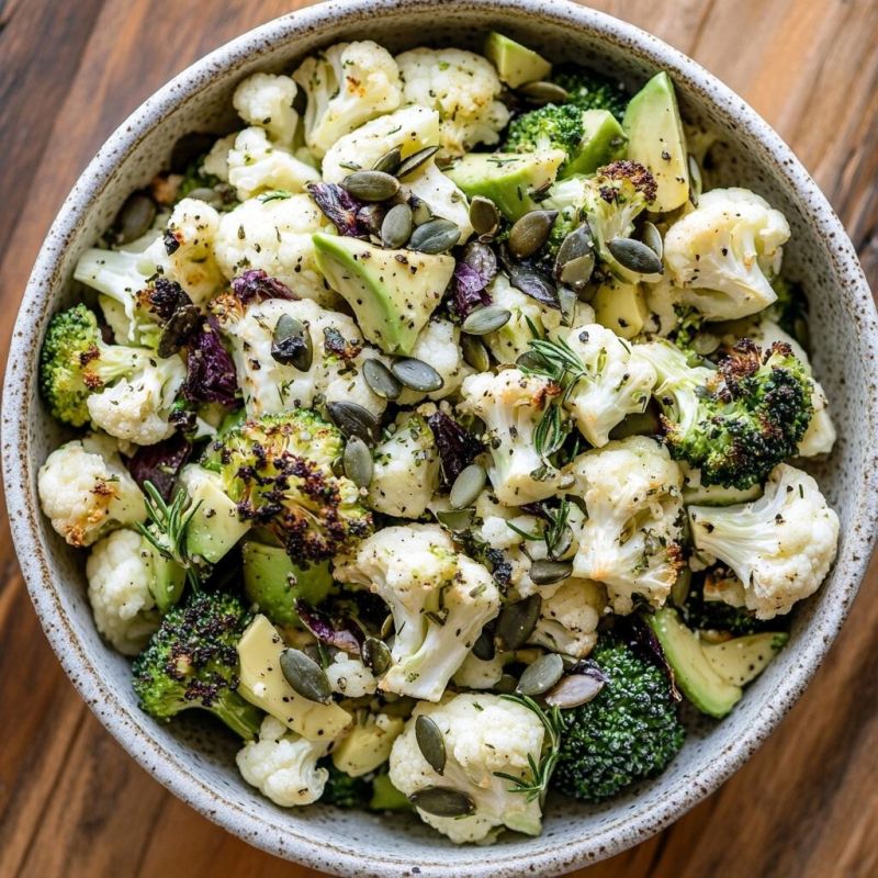 Теплый салат из брокколи: вкусно и полезно!