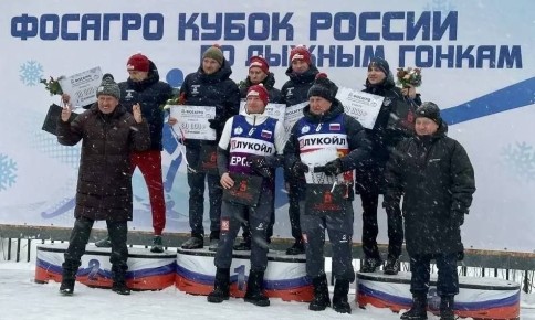 Костромской спортсмен Андрей Сахаров впервые вошёл в ТОП-3 на Кубке России по лыжным гонкам