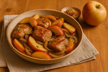 Нежная свинина с яблоками: вдохновляющий семейный рецепт