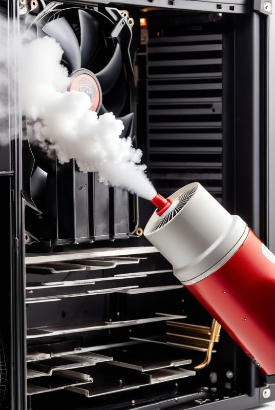 Эффективная чистка техники: секреты безопасного использования сжатого воздуха