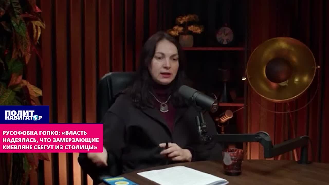 Русофобка Гопко: «Власть надеялась, что замерзающие киевляне сбегут из столицы»