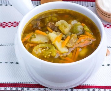 Вкусный постный суп с грибами и репой для всей семьи