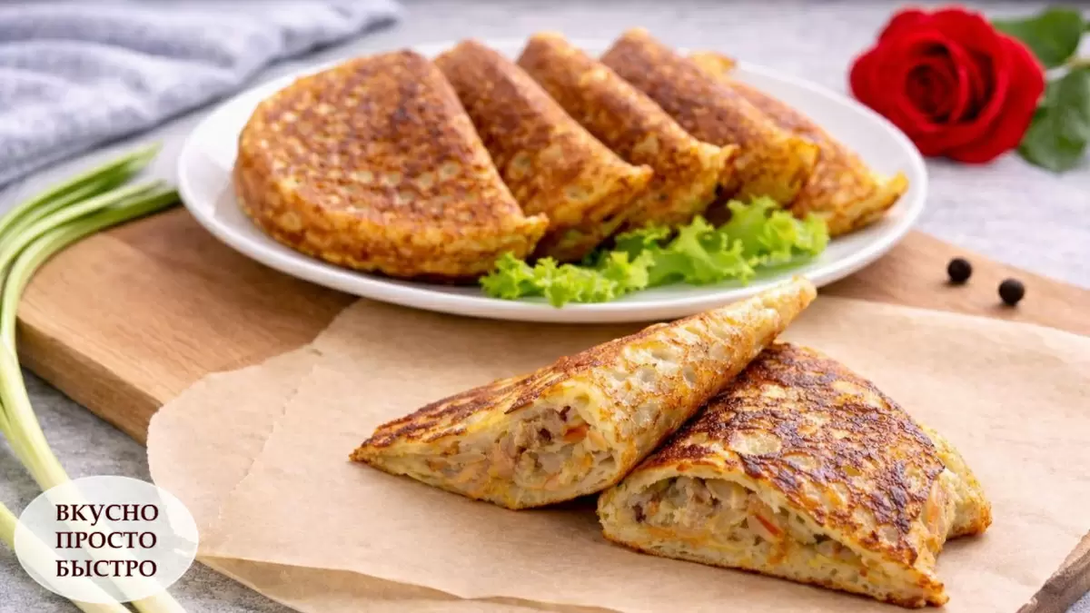 Невероятные дрожжевые блины с капустой и мясом: Рецепт, который покорит ваше сердце