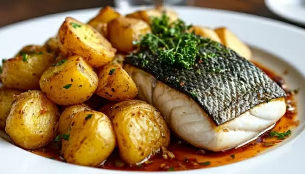 Нежный палтус с кабачками и кускусом: простой и вкусный рецепт для любителей рыбы