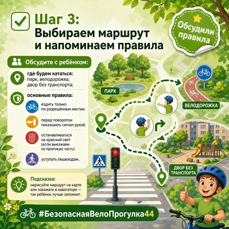 Готовы к велопрогулке с ребёнком? Проверьте всё по чеклисту! Готовы к велопрогулке с ребёнком? Проверьте всё по чеклисту!