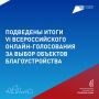 Подведены итоги VI Всероссийского онлайн-голосования за выбор объектов благоустройства