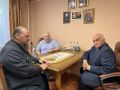 Губернатор Сергей Ситников, митрополит Костромской и Нерехтский Ферапонт и меценат Виктор Тырышкин обсудили ход воссоздания Успенского собора Костромского кремля