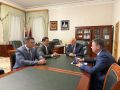 Губернатор Сергей Ситников провёл рабочую встречу с вице-президентом ПАО Сбербанк – председателем Среднерусского банка Евгением Титовым