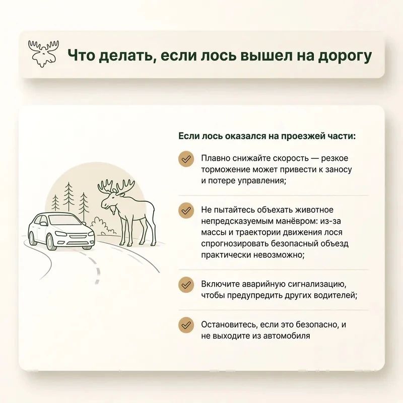Автоинспекторы Костромской области напоминают, как избежать ДТП с животными Автоинспекторы Костромской области напоминают, как избежать ДТП с животными