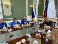 Антон Демидов: Продуктивный день в Костроме! Вместе с губернатором Сергеем Константиновичем Ситниковым провели встречу с молодогвардейцами, которые вернулись из гуманитарной миссии в Белгородской области