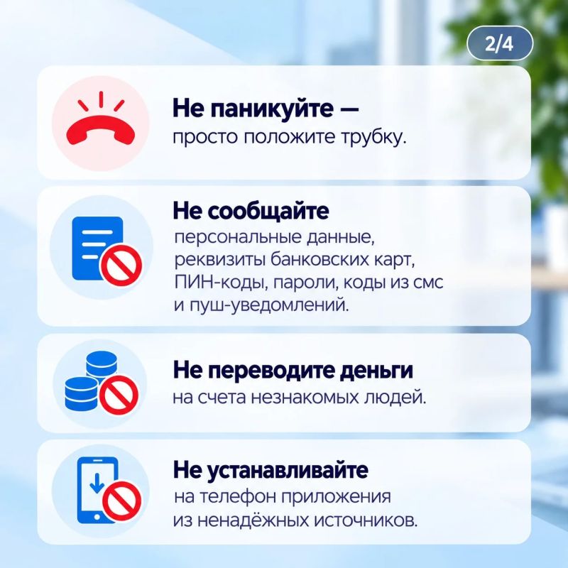 Безопасность при телефонных звонках Безопасность при телефонных звонках