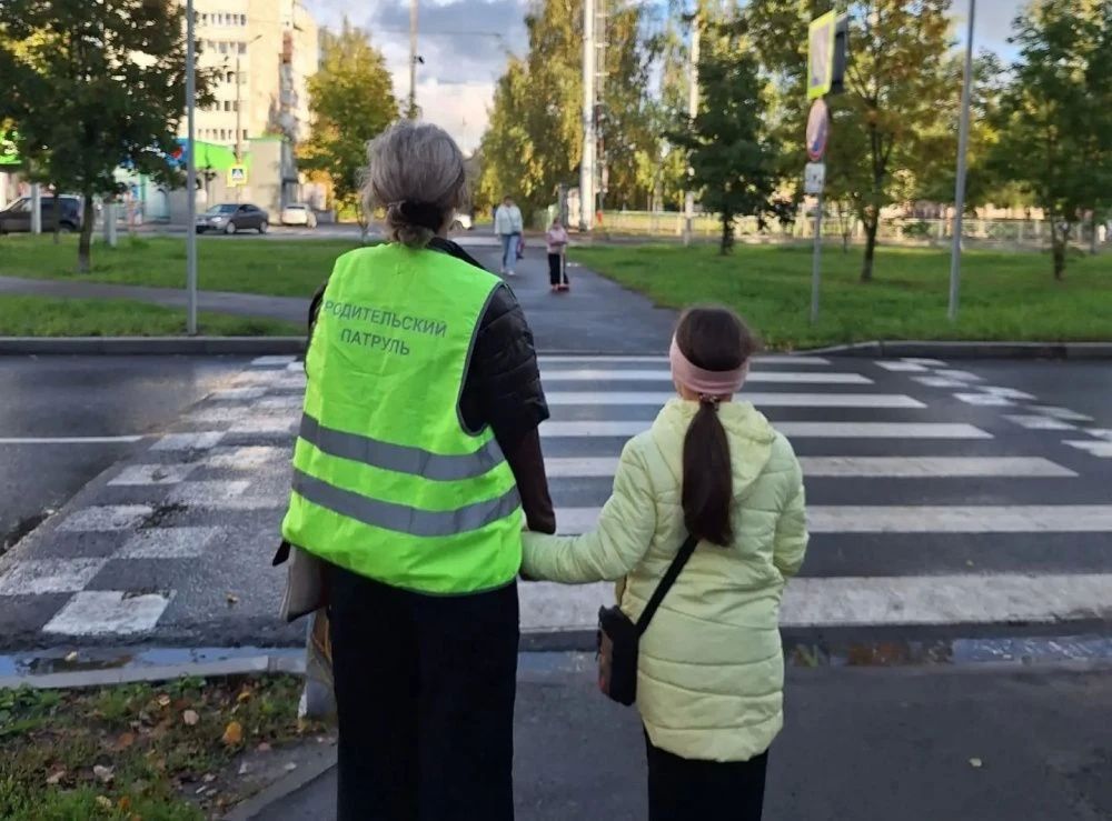 В Костроме растёт число родителей, которые помогают школьникам безопасно переходить дорогу