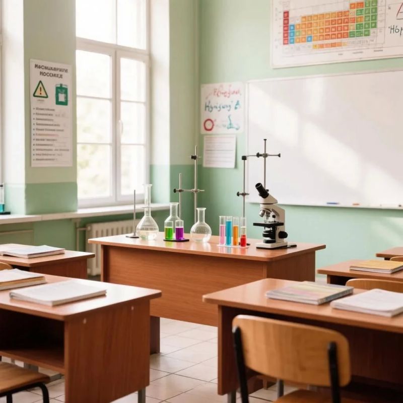 В ШКОЛЕ ШАРЬИ В КОСТРОМСКОЙ ОБЛАСТИ НЕКОМУ УЧИТЬ ДЕТЕЙ ФИЗИКЕ И ХИМИИ