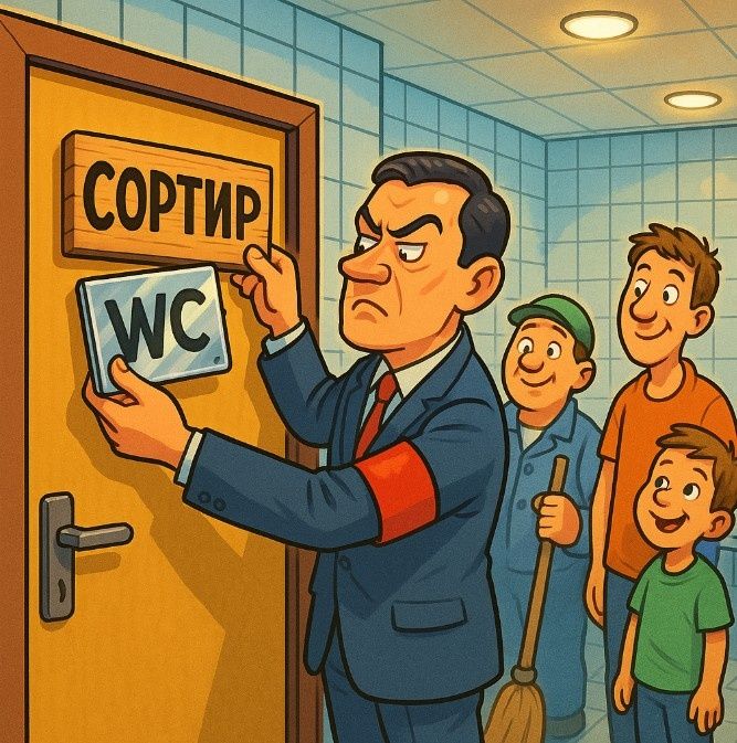 Русский язык возвращается: надписи «WC» уступают место «Общественному Туалету»