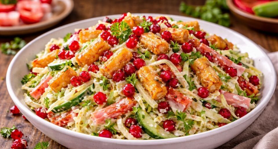 Крабовый салат по-стамбульски: как легко удивить гостей